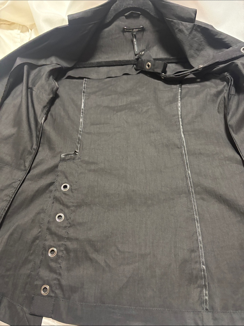 Sarah Pacini jacket and self tie belt EUC SZ 0 - Picture 5 of 15